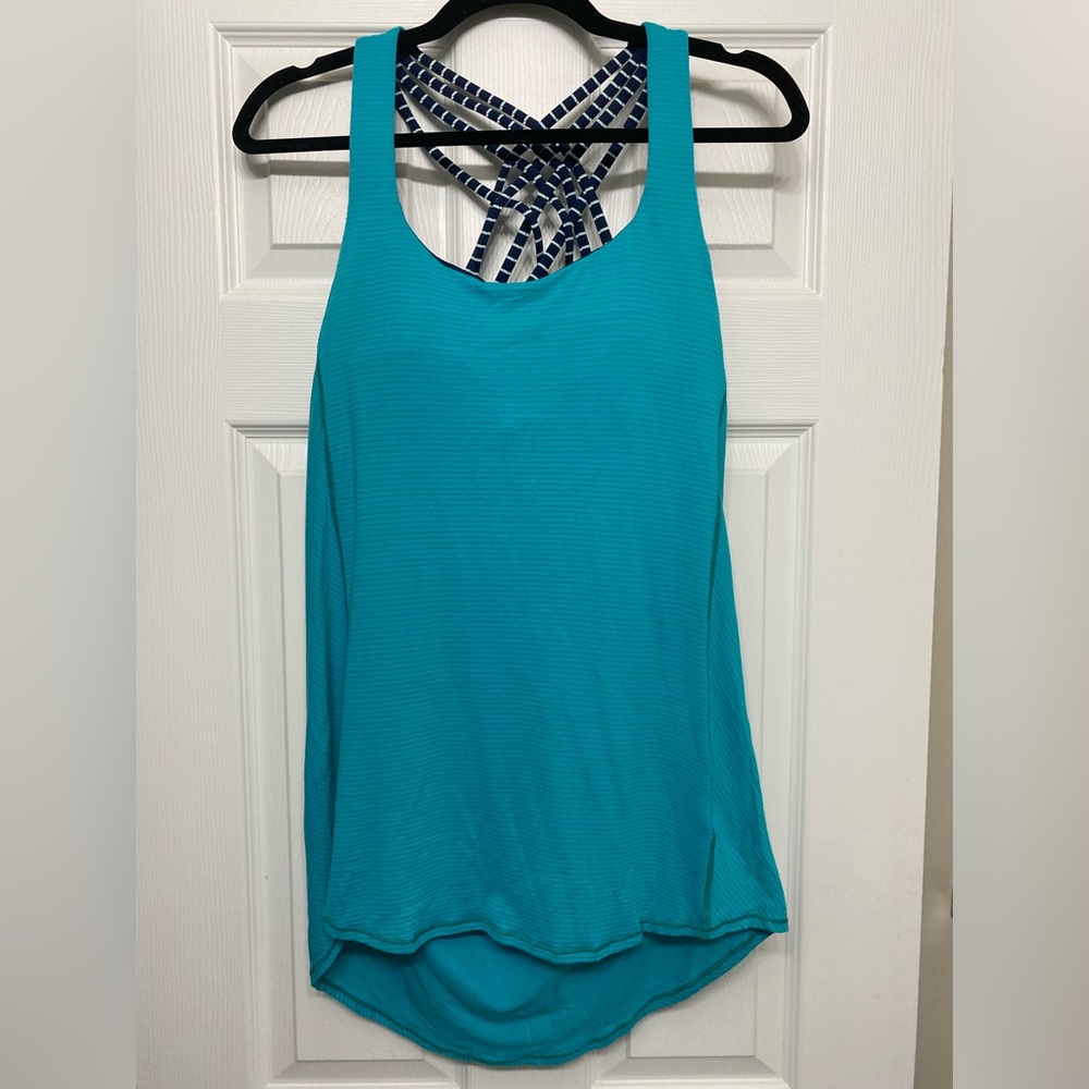 Lululemon Open Back tank top- size 10. Very gently used!